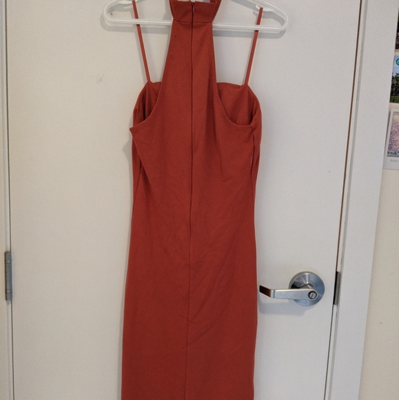 PINK long chocker dress - Picture 3 of 5